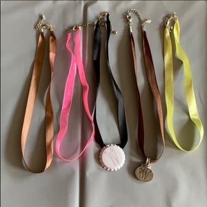 W Initial Necklace Bundle